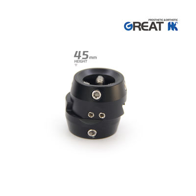 হালকা ওজন অ্যালুমিনিয়াম প্রোথেটিক ডাবল হেড স্লাইডিং অ্যাডাপ্টার 45mm